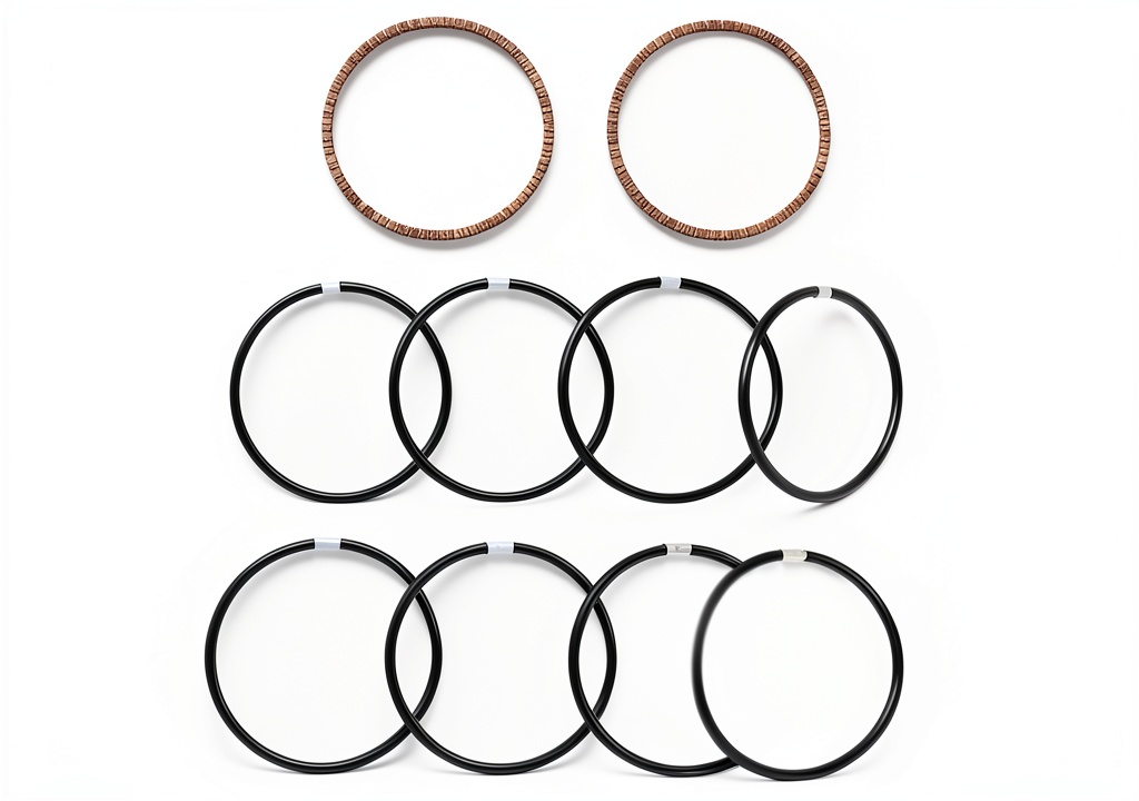 Installing Automkt Piston Rings for Kohler Engines on a wooden workbench