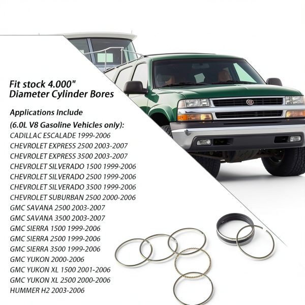 Piston Rings XTPTFABS 2M4860 Metal Engine Replacement-1