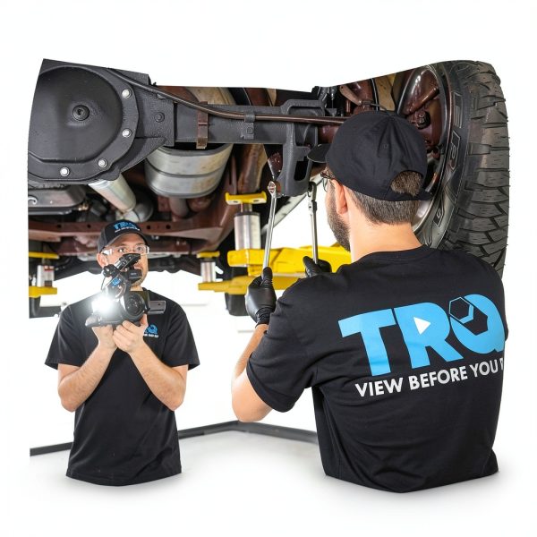 TRQ ABS Parking Brake Release Handle Black-1