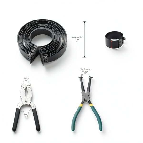 Swpeet Automotive Engine Piston Ring Compressor Tool Set-1