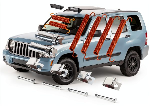 Parking Brake Kit JDMSPEED Brushed Steel Jeep-2