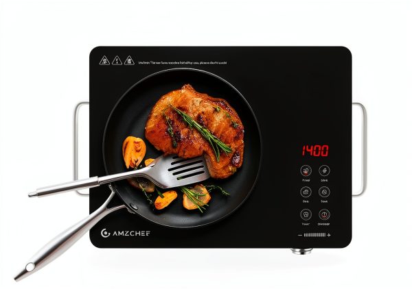 AMZCHEF Ceramic Glass Electric Cooktop-2