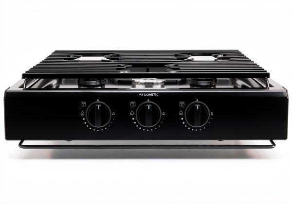 RV Gas Cooktop Generic 50301 Black Slide-In 3-Burner-6