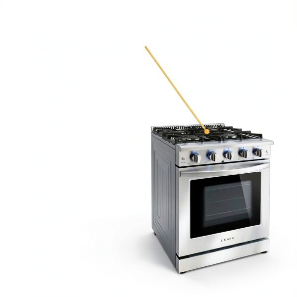 RecPro Gas Range Stainless Steel 3point7 Cu Ft Oven-2