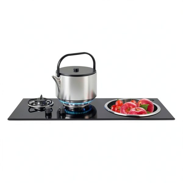 RV Cooktop BIXIBIN Dual Burner 304 Stainless Steel Stove-1