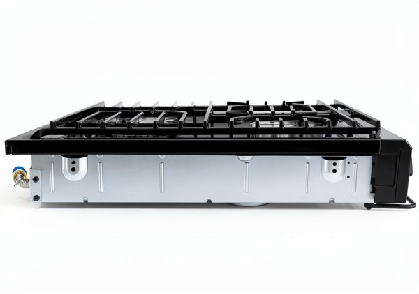 RV Propane Cooktop Generic 50301 Black Slide In 3 Burner 9000 BTU-4