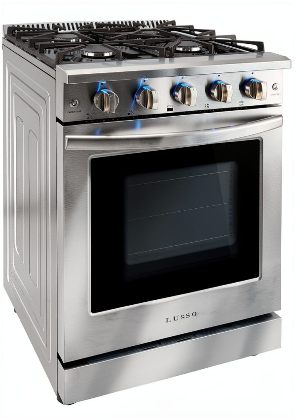 RecPro Gas Range Stainless Steel 3point7 Cu Ft Oven-0