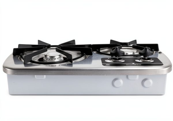 Tough Grade RV Cooktop Stainless Steel 2-Burner Propane 166048640-3