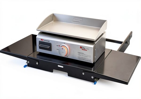 MORryde RV Cooktop Griddle Tray Black Model SP56-567 30lb Rectangular-1