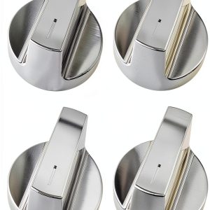 Winrain Stove Knob Replacement for Whirlpool Gas Range – ABS Steel-0