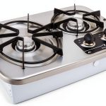 Tough Grade RV Cooktop Stainless Steel 2-Burner Propane 166048640-0