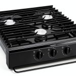 RV Gas Cooktop Generic 50301 Black Slide-In 3-Burner-0