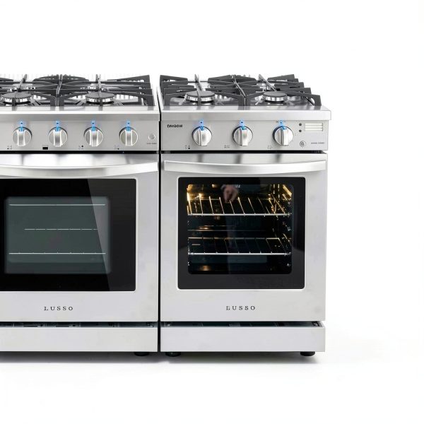 RecPro Gas Range Stainless Steel 3point7 Cu Ft Oven-3