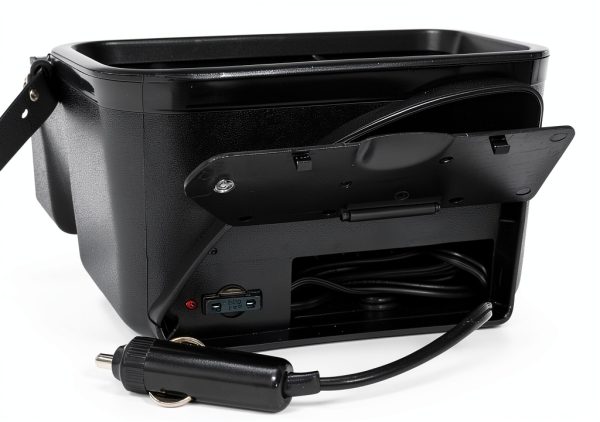 RoadPro 12V Portable Car Lunch Box Stove Oven RPSC-197 Black Aluminum-2