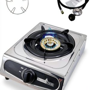 RegiisCook LPG Gas Stove SSL-U01 3200W Stainless Steel Cooktop-0