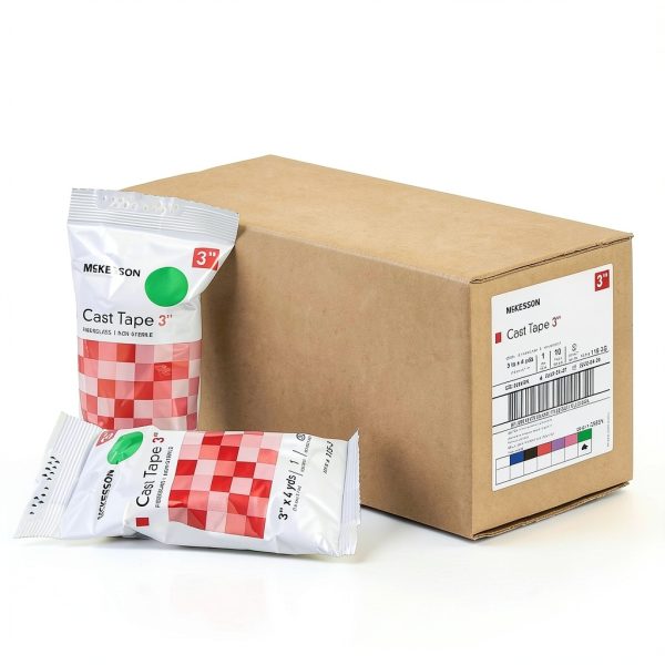 McKesson Cast Tape Fiberglass Green 3 in x 4 yds 10 Pack Set-7