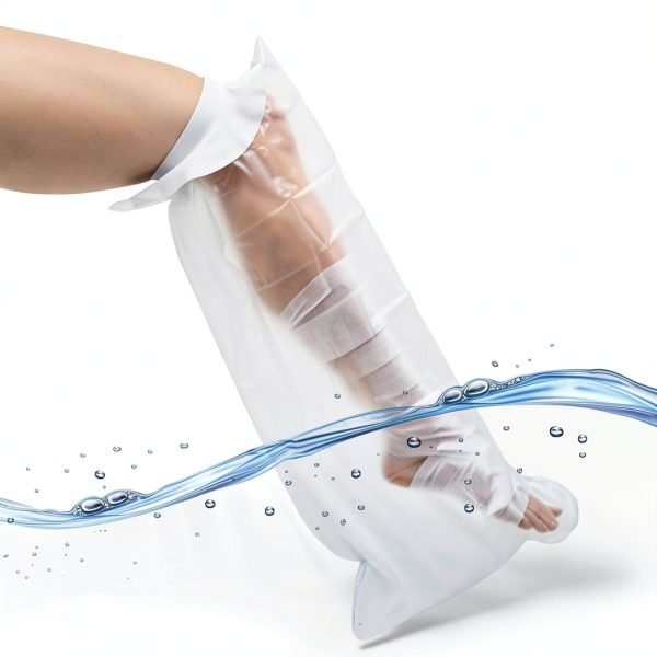 Medical King Waterproof Cast Cover 2pk Leg Shower Protector Adults-6