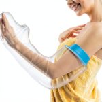 Full Arm Waterproof Cast Cover by CIVJET Sleeve with Bent Elbow Fit-0