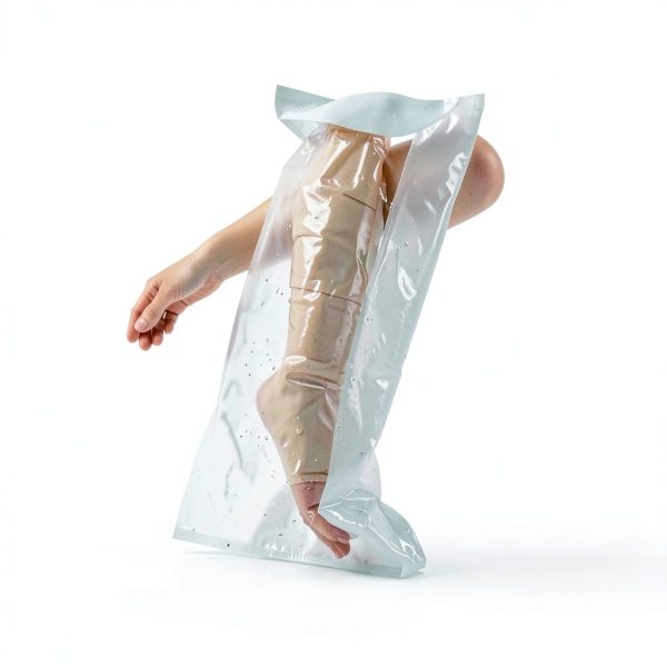 Medical King Waterproof Cast Cover 2pk Leg Shower Protector Adults-4