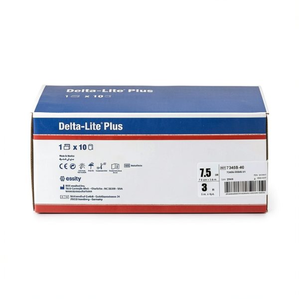 Delta-Lite Plus Cast Tape 3 Inch X 12 Foot Black 7345846 10 Count-1