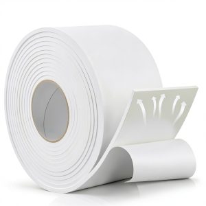 Buryeah 1/4" x 4" x 2.5 Yard Foam Adhesive Cast Padding Medical Foam with Adhesive Back for Sports Injured Areas, Ball of Foot Cushion, Blister Pads, Foot Pain, Splints and Pad (White)-0