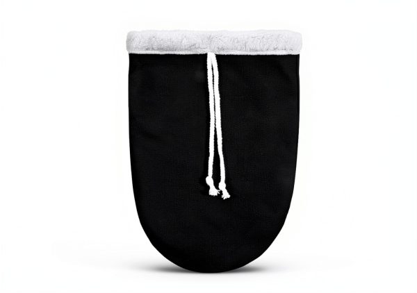 Washable Cast Sock Cover for Foot, Black Foot Cast Cover with Adjustable Drawstring, Warm Foot Cast Sleeve Plaster Stocking for Men Women Feet Leg Ankle-1
