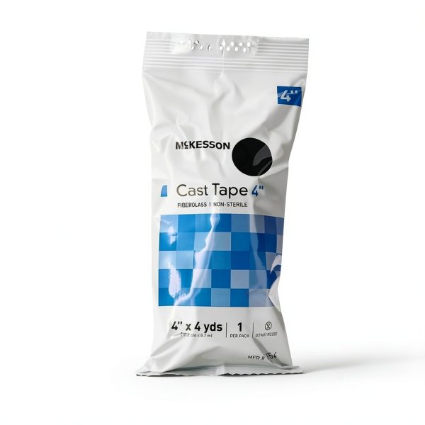 McKesson Casting Tape Water-Activated Resin Cast Tape Black 4in x 12ft-8