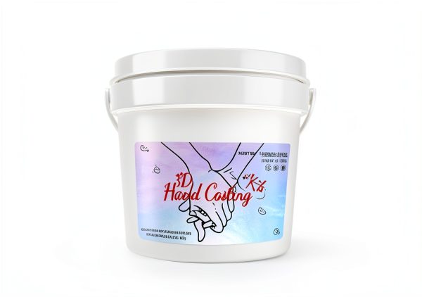 Hand Casting Kit Muopay Couples Non-Toxic Plaster Set with Base-2